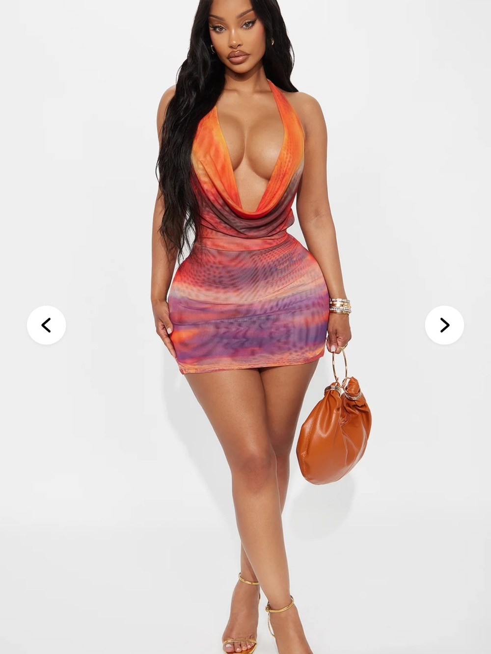 Fashion Nova Mesh mini dress Size S
